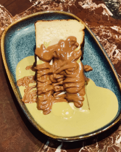 San Sebastian cheesecake at Vitavien café in Vienna city centre