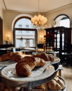 Coffee before the opera in Vienna