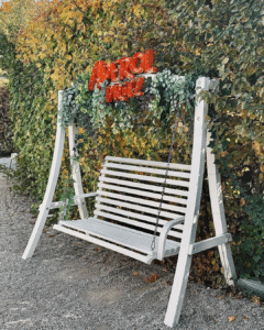 wodden swing Schönbrunn Palace 